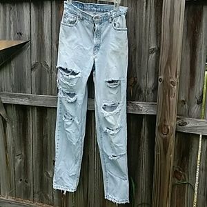 Original Vintage 80s Levi's 550 Jeans High waisted